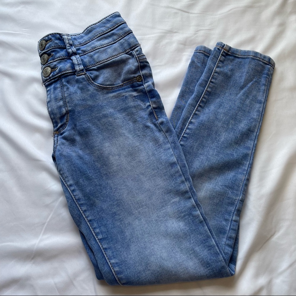 Mudd Girls High Waisted Skinny Jeans